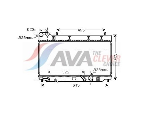Kylare, motorkylning HD2195 Ava Quality Cooling