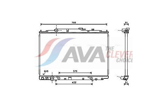 Kylare, motorkylning HD2243 Ava Quality Cooling