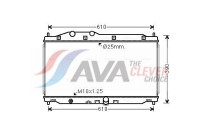 Kylare, motorkylning HD2305 Ava Quality Cooling