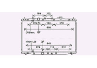 Kylare, motorkylning HD2314 Ava Quality Cooling