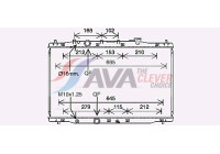 Kylare, motorkylning HD2314 Ava Quality Cooling