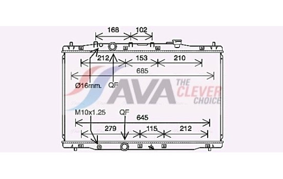 Kylare, motorkylning HD2314 Ava Quality Cooling