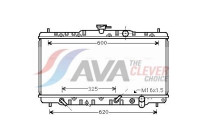 Kylare, motorkylning HDA2053 Ava Quality Cooling