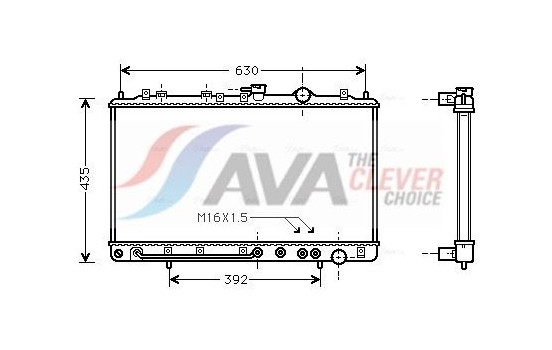 Kylare, motorkylning HY2074 Ava Quality Cooling
