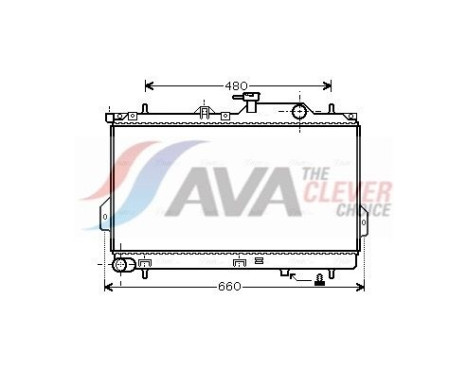 Kylare, motorkylning HY2098 Ava Quality Cooling