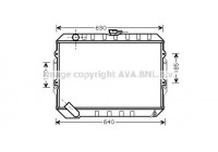 Kylare, motorkylning HY2133 Ava Quality Cooling
