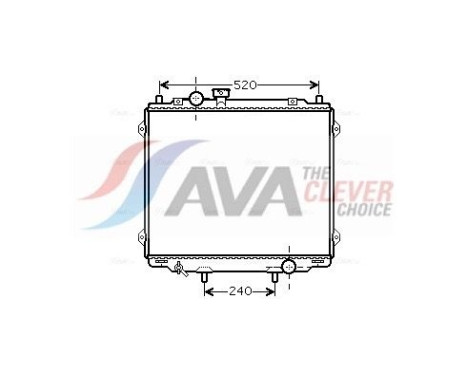 Kylare, motorkylning HY2145 Ava Quality Cooling