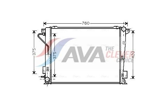 Kylare, motorkylning HY2171 Ava Quality Cooling