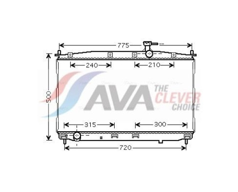Kylare, motorkylning HY2173 Ava Quality Cooling