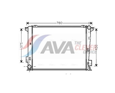Kylare, motorkylning HY2191 Ava Quality Cooling
