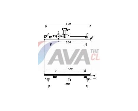 Kylare, motorkylning HY2290 Ava Quality Cooling