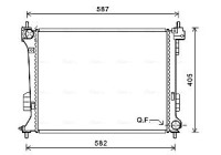 Kylare, motorkylning HY2302 Ava Quality Cooling