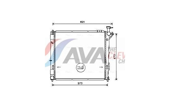 Kylare, motorkylning HY2346 Ava Quality Cooling
