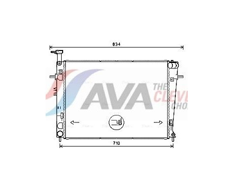 Kylare, motorkylning HY2387 Ava Quality Cooling