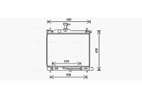 Kylare, motorkylning HY2454 Ava Quality Cooling