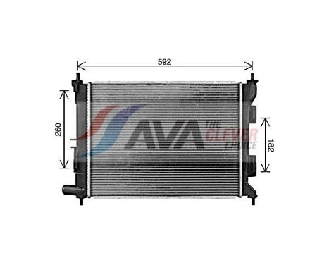 Kylare, motorkylning HY2494 Ava Quality Cooling