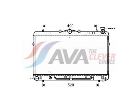 Kylare, motorkylning HYA2044 Ava Quality Cooling