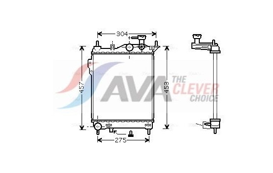 Kylare, motorkylning HYA2099 Ava Quality Cooling