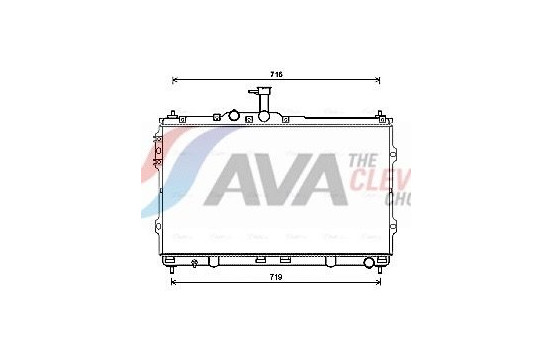 Kylare, motorkylning HYA2418 Ava Quality Cooling
