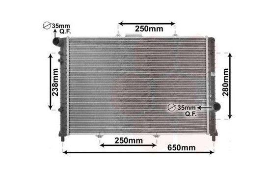 Kylare, motorkylning *** IR PLUS *** 01002091 International Radiators Plus, bild 2