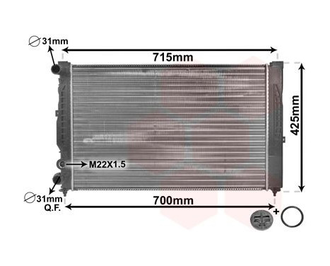 Kylare, motorkylning *** IR PLUS *** 03002108 International Radiators Plus, bild 2