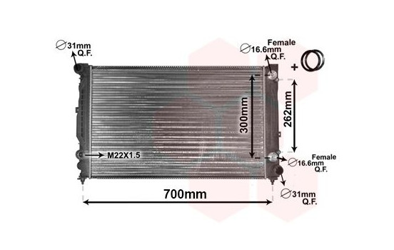 Kylare, motorkylning *** IR PLUS *** 03002125 International Radiators Plus, bild 2
