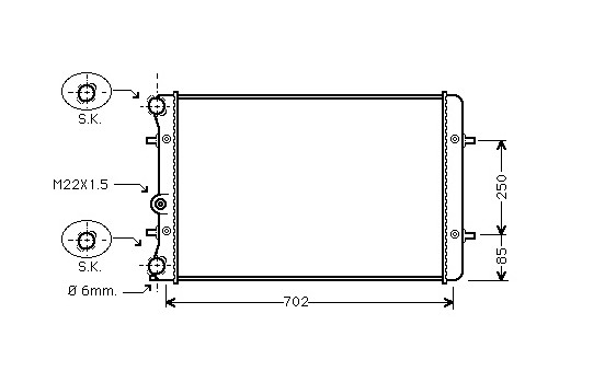 Kylare, motorkylning *** IR PLUS *** 03002129 International Radiators Plus