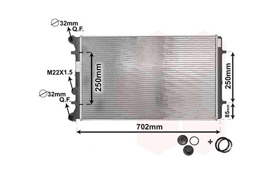 Kylare, motorkylning *** IR PLUS *** 03002129 International Radiators Plus, bild 4