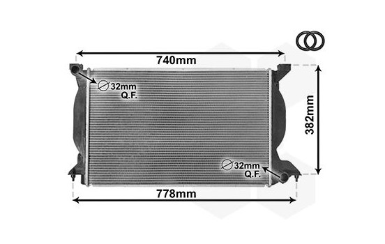 Kylare, motorkylning *** IR PLUS *** 03002206 International Radiators Plus, bild 3