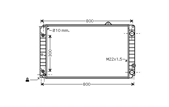 Kylare, motorkylning *** IR PLUS *** 03002252 International Radiators Plus, bild 2