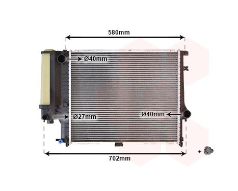 Kylare, motorkylning *** IR PLUS *** 06002121 International Radiators Plus
