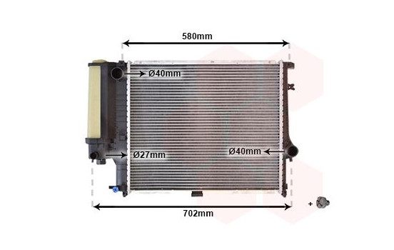 Kylare, motorkylning *** IR PLUS *** 06002121 International Radiators Plus