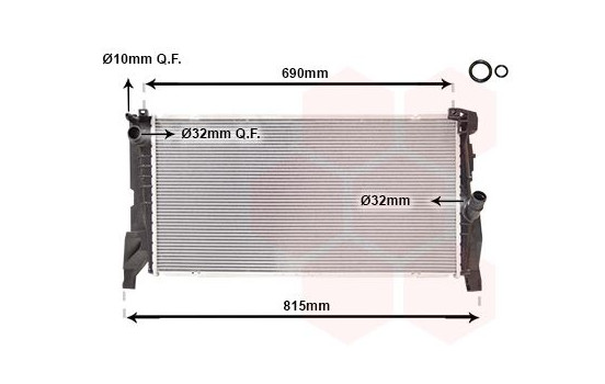 Kylare, motorkylning *** IR PLUS *** 06012703 International Radiators Plus
