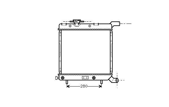Kylare, motorkylning *** IR PLUS *** 07002003 International Radiators Plus