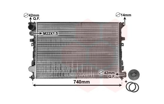 Kylare, motorkylning *** IR PLUS *** 09002089 International Radiators Plus, bild 3