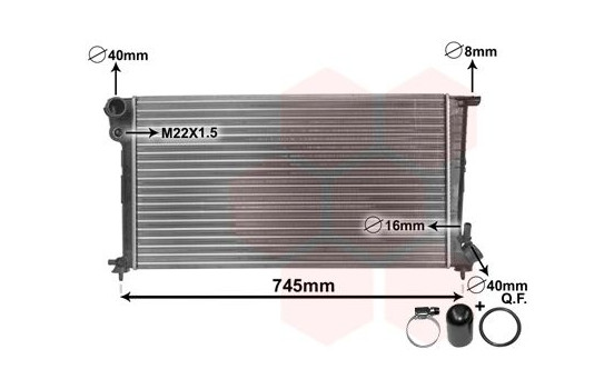 Kylare, motorkylning *** IR PLUS *** 09002153 International Radiators Plus