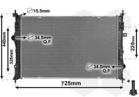 Kylare, motorkylning *** IR PLUS *** 09012710 International Radiators Plus
