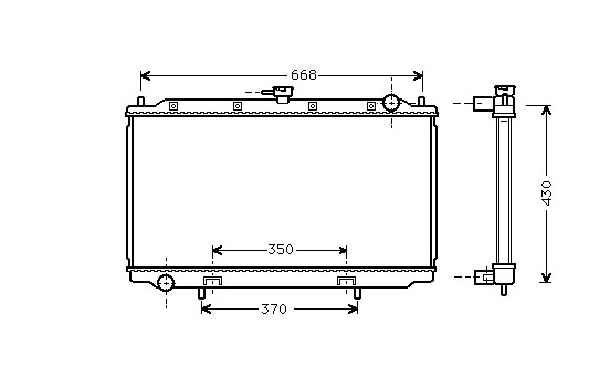 Kylare, motorkylning *** IR PLUS *** 13002181 International Radiators Plus, bild 2