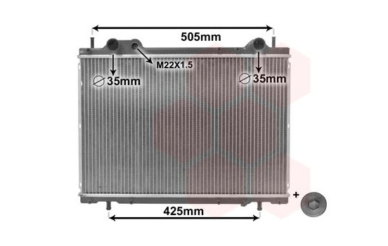 Kylare, motorkylning *** IR PLUS *** 17002185 International Radiators Plus, bild 3