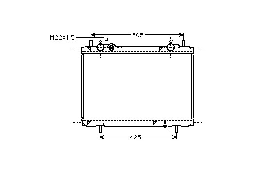 Kylare, motorkylning *** IR PLUS *** 17002185 International Radiators Plus