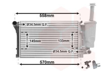 Kylare, motorkylning *** IR PLUS *** 17002291 International Radiators Plus