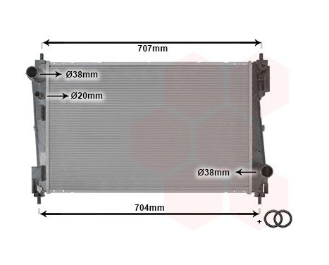 Kylare, motorkylning *** IR PLUS *** 17002311 International Radiators Plus, bild 2