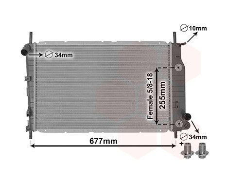 Kylare, motorkylning *** IR PLUS *** 18002197 International Radiators Plus