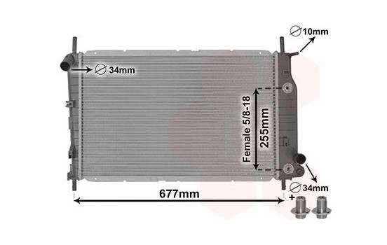 Kylare, motorkylning *** IR PLUS *** 18002197 International Radiators Plus