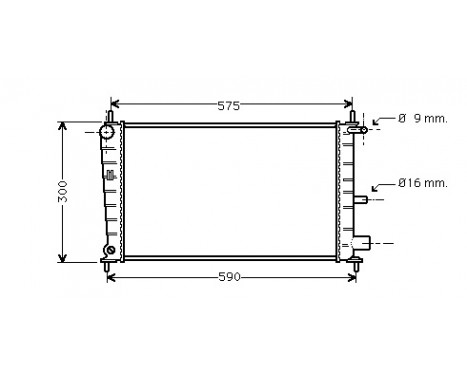 Kylare, motorkylning *** IR PLUS *** 18002217 International Radiators Plus