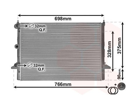 Kylare, motorkylning *** IR PLUS *** 18002396 International Radiators Plus, bild 2