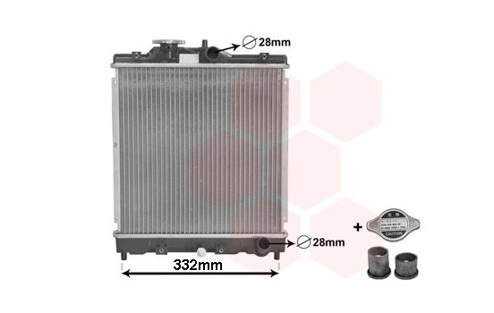 Kylare, motorkylning *** IR PLUS *** 25002031 International Radiators Plus