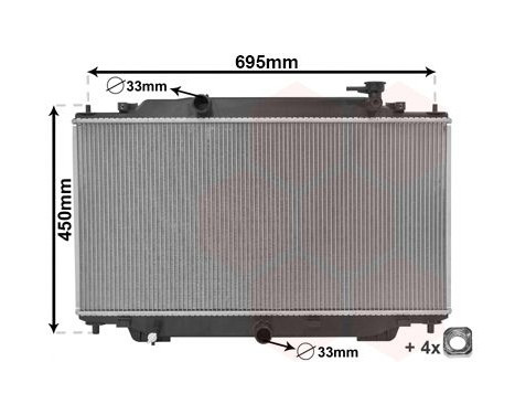 Kylare, motorkylning *** IR PLUS *** 27012703 International Radiators Plus, bild 2