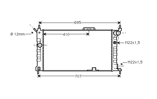 Kylare, motorkylning *** IR PLUS *** 37002091 International Radiators Plus