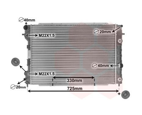 Kylare, motorkylning *** IR PLUS *** 37002199 International Radiators Plus, bild 3